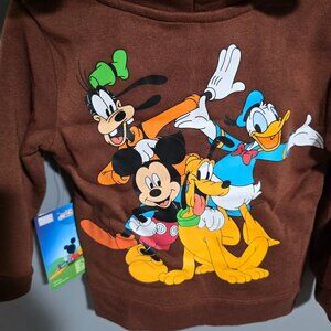 Disney Mickey Goofy Daffy Duck Pluto NWT Hoodie and Pants Set Size 2T
